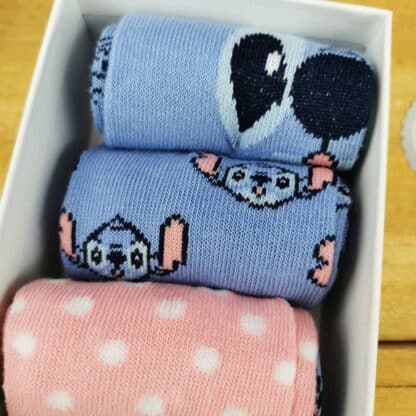 Lot de 5 Paires de chaussettes Stitch - Taille 31/34 - Disney