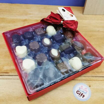 Chocolats Saint Valentin - Boîte de chocolats belges 250g - Assortiment de chocolats belges – Image 3