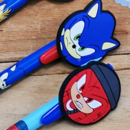 Sonic - Lot de 4 stylos à bille - Sega