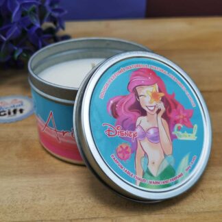 Disney - Bougie en métal Ariel - Parfum sable chaud
