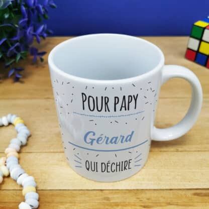 Mug "Pour papy qui déchire"- Cadeau personnalisé