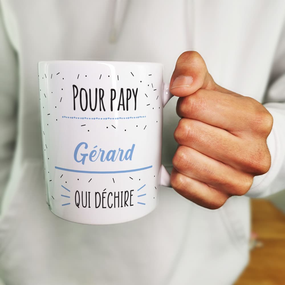 Tasse personnalisé pour Papa, Cadeau personnalisé pour Son Père