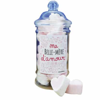Bonbonnière coeurs guimauve  "Belle-mère d'amour" de la collection "D'amour" – Image 5
