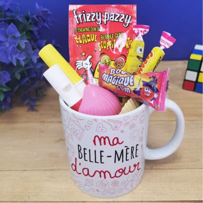 Mug bonbon années 80  "Belle-mère d'amour" de la collection "D'amour"