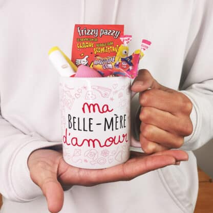 Mug bonbon années 80  "Belle-mère d'amour" de la collection "D'amour"