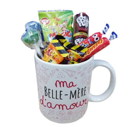Mug bonbon des années 90 "Belle-mère d'amour" de la collection "D'amour"