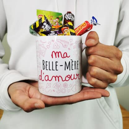 Mug bonbon des années 90 "Belle-mère d'amour" de la collection "D'amour"