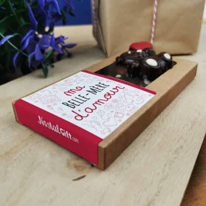 Oursons au chocolat noir x3 "Belle-mère d'amour" – Image 2