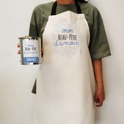 Tablier de cuisine "Mon beau-père d'amour" de la collection D'amour – Image 3