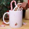 Mug "Joyeux Noël" et ses confiseries rétro - Cadeau Noël – Image 2