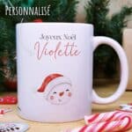 Mug "Joyeux Noël " personnalisé - Pain d'épice - Cadeau pour Noël
