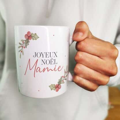 Mug "Joyeux Noël Mamie" - Cadeau Noël