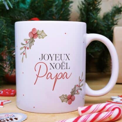 Mug "Joyeux Noël Papa" - Cadeau Noël