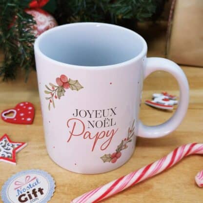 Mug "Joyeux Noël Papy" - Cadeau Noël