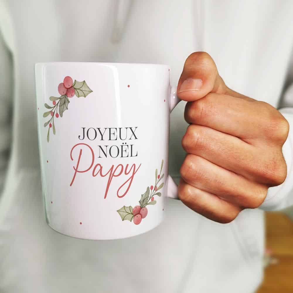 Cadeau papa pour noël  Idée cadeau mug prénom et photo