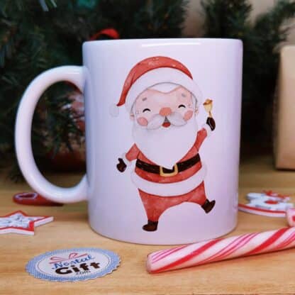Mug "Joyeux Noël " personnalisé - Père Noël - Cadeau pour Noël