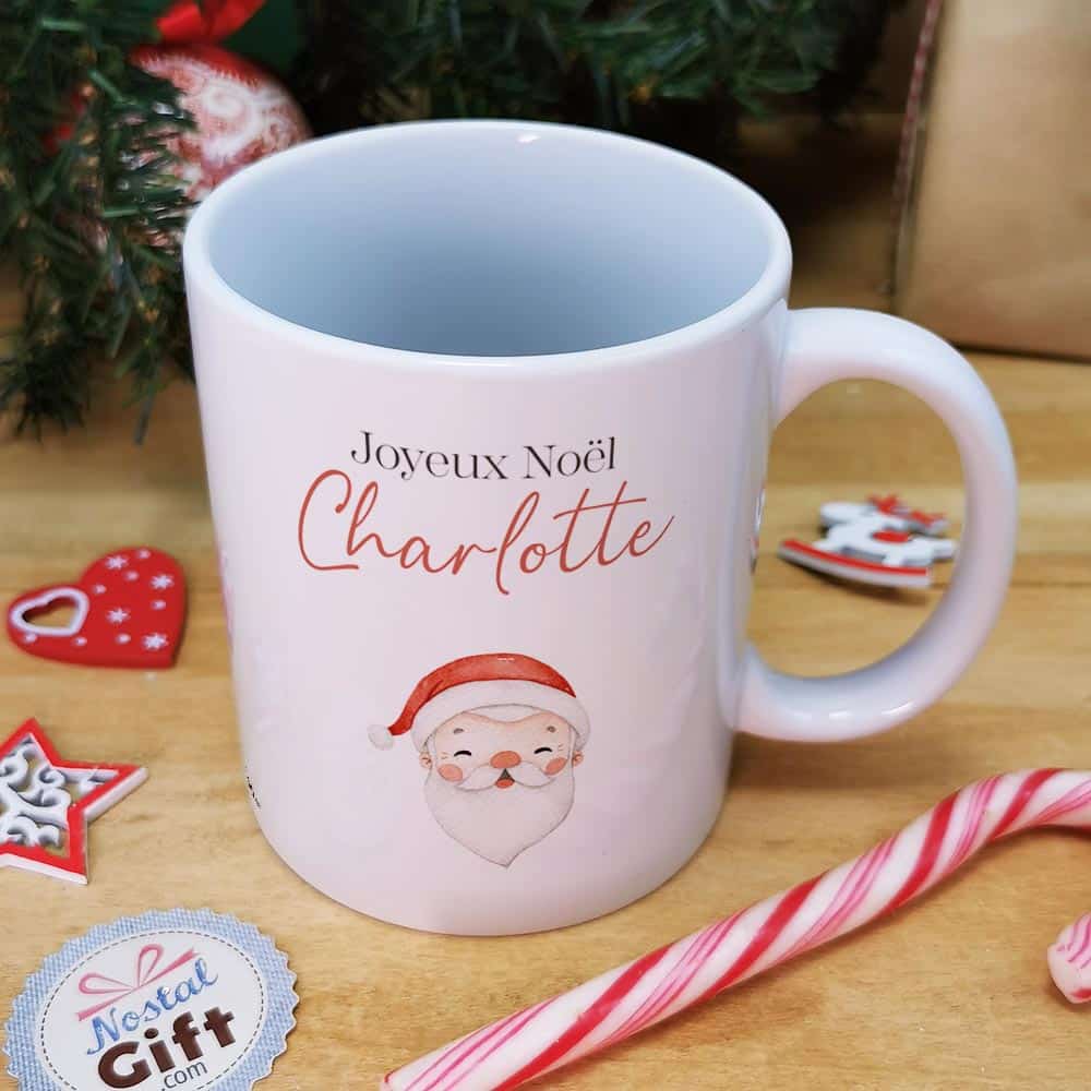 Cadeau papa pour noël  Idée cadeau mug photo et prénom