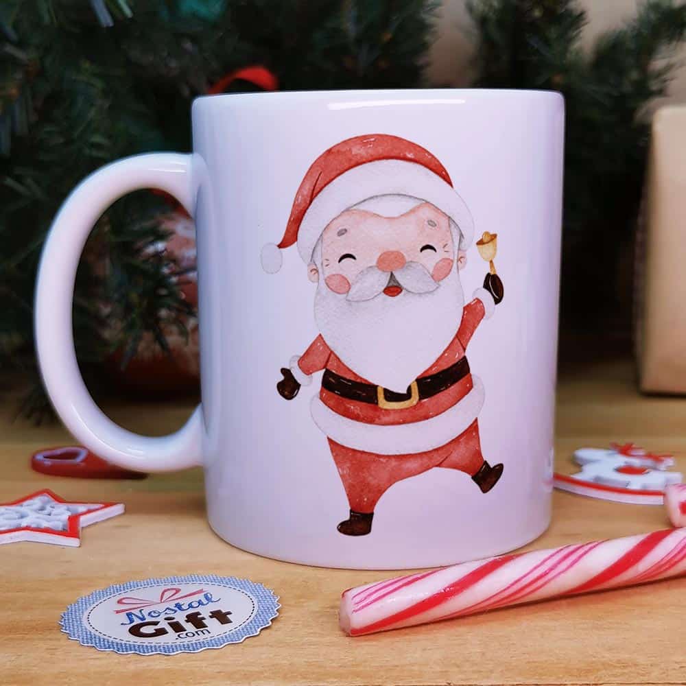 Cadeau de noël grand-frère  Idée cadeau mug noël avec prénom