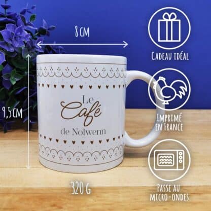 Mug "Café de Noël" personnalisé - Cadeau Noël