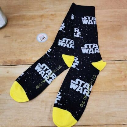 Star Wars - Chaussettes noir en coton Star Wars - Taille 35/41