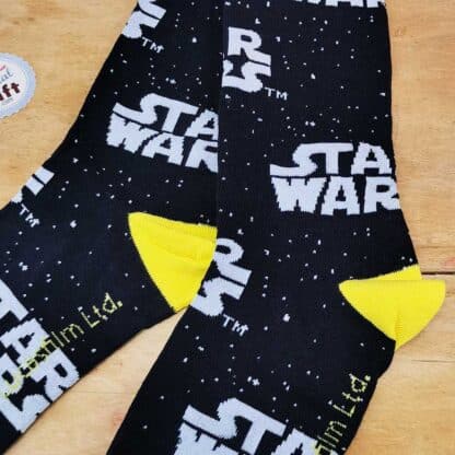 Star Wars - Chaussettes noir en coton Star Wars - Taille 35/41