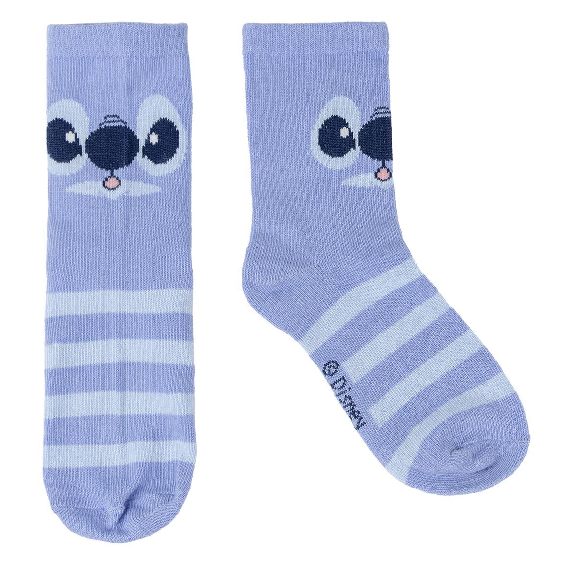 Lot de 5 Paires de chaussettes enfant Stitch - Taille 27/30 - Disney