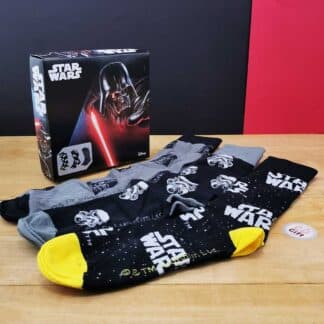 Coffret cadeau 3 paires de chaussettes Star Wars  36 - 41