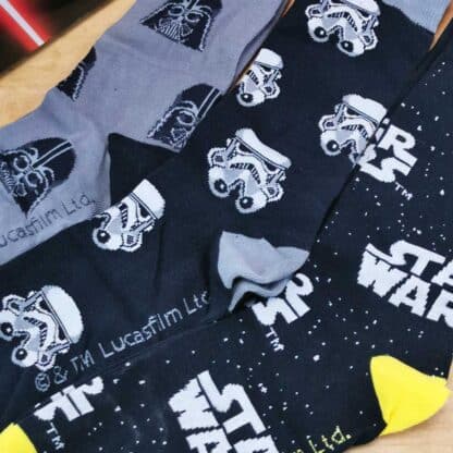 Coffret cadeau 3 paires de chaussettes Star Wars  40-46 – Image 3