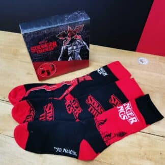 Coffret cadeau 3 paires de chaussettes Stranger Things 40-46