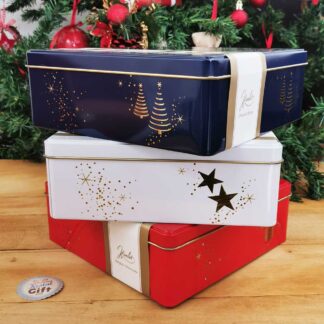 Chocolats de Noël pralinés - Boîte de chocolats personnages de Noël 500g - Assortiment de chocolats pralinés boite Métal