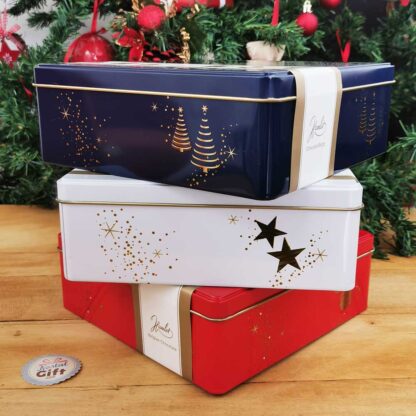 Chocolats de Noël pralinés - Boîte de chocolats personnages de Noël 500g - Assortiment de chocolats pralinés boite Métal