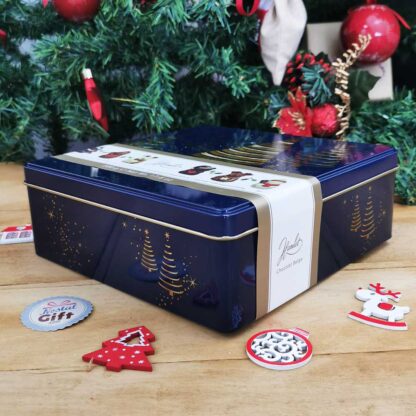 Chocolats de Noël pralinés - Boîte de chocolats personnages de Noël 500g - Assortiment de chocolats pralinés boite Métal – Image 8