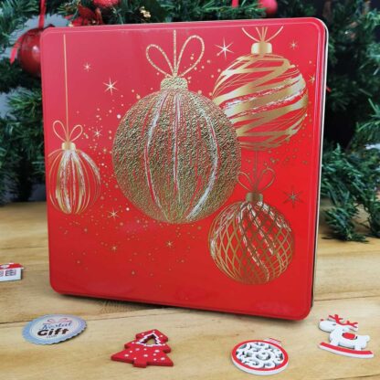 Chocolats de Noël pralinés - Boîte de chocolats personnages de Noël 500g - Assortiment de chocolats pralinés boite Métal – Image 4