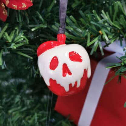 Décoration de Noël à suspendre Blanche Neige - Pomme (Disney) - boule de Noël originale