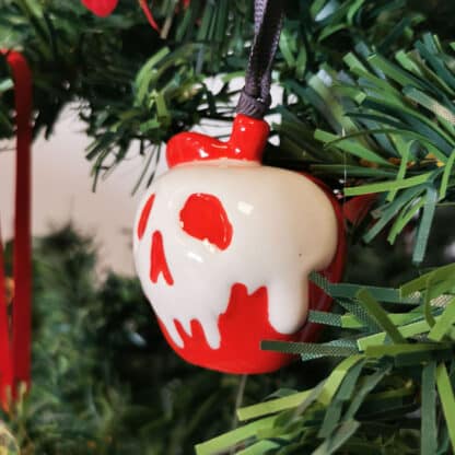 Décoration de Noël à suspendre Blanche Neige - Pomme (Disney) - boule de Noël originale