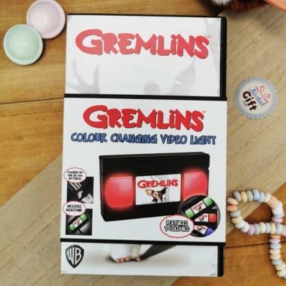 Gremlins - Lampe veilleuse VHS 10,5x19cm - License officielle - 7 couleurs