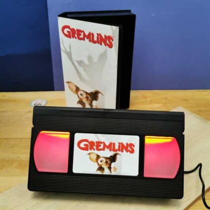 Gremlins - Lampe veilleuse VHS 10,5x19cm - License officielle - 7 couleurs