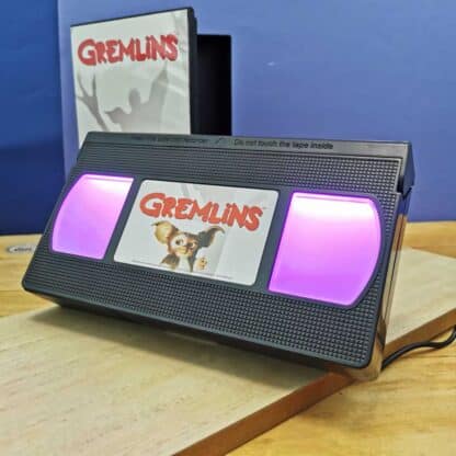 Gremlins - Lampe veilleuse VHS 10,5x19cm - License officielle - 7 couleurs