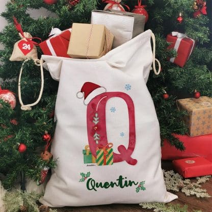 Hotte de Noël XXL personnalisée - Lettre et prénom – Image 17