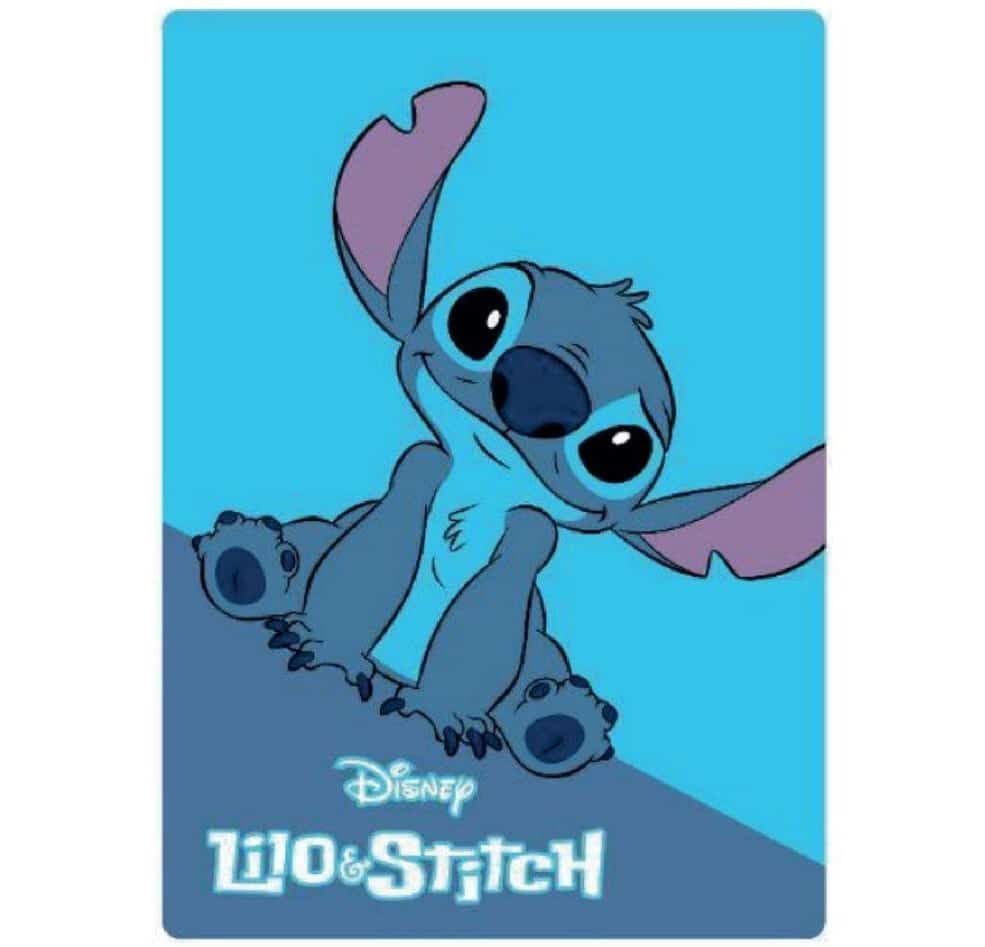 Couverture polaire Stitch personnalisé Disney