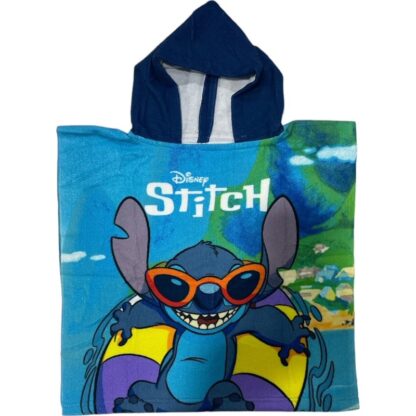 Stitch - Poncho de bain à capuche Stitch en vacances (enfant)