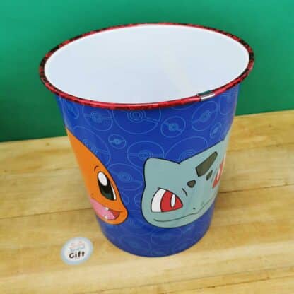 Pokémon - Poubelle en plastique - Corbeille à papier 22 cm