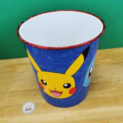 Pokémon - Poubelle en plastique - Corbeille à papier 22 cm