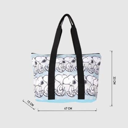 Snoopy  - Sac XXL de plage ou shopping – Image 3