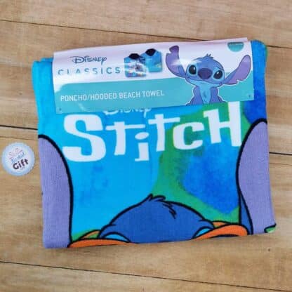 Stitch - Poncho de bain à capuche Stitch en vacances (enfant)