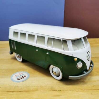 Volkswagen combi vert en métal pour bundle