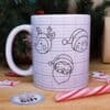 Mug "Atsem j'ai dit au Père Noël que tu avais été très sage"  - Cadeau pour Noël Atsem - cadeau personnalisé – Image 2