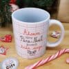 Mug "Atsem j'ai dit au Père Noël que tu avais été très sage"  - Cadeau pour Noël Atsem - cadeau personnalisé – Image 3