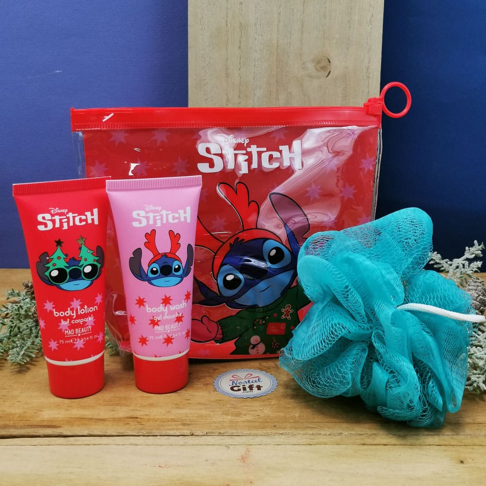 Coffret de beauté Stitch - 3 pièces - Cadeau de Noël
