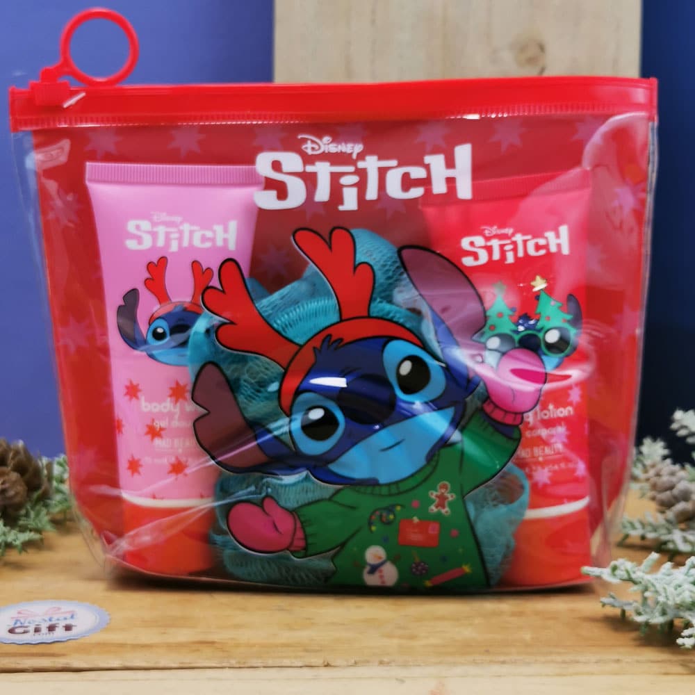 Coffret de beauté Stitch - 3 pièces - Cadeau de Noël
